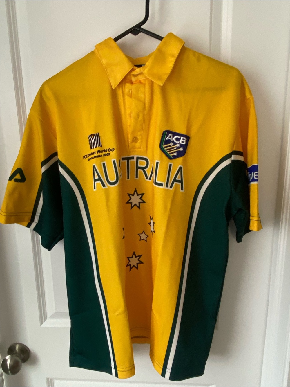 Vintage Fila Australia 2003 ICC Cricket World Cup ODI jersey large